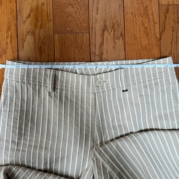 Bogner wide leg casual trouser size 6 long, beige and white - Picture 7 of 10